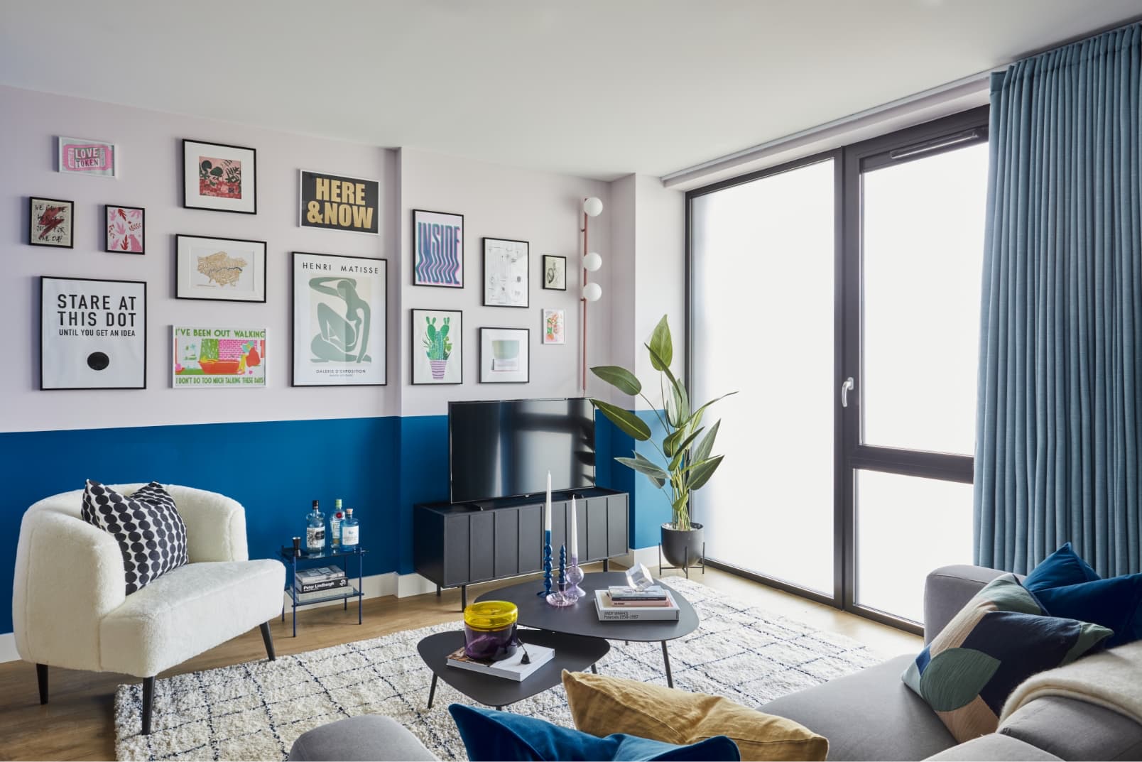 Show Flat Living Room | Oxbow | New Flats in East London