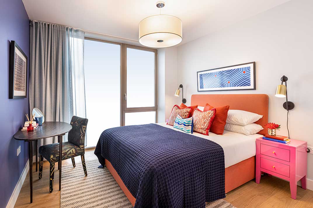 Show Flat Bedroom | Oxbow | New Flats in East London